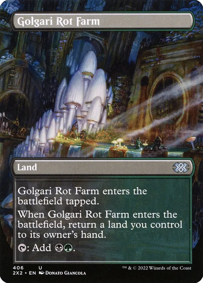 2022 Double Masters 2022 Golgari Rot Farm #406 uncommon card image