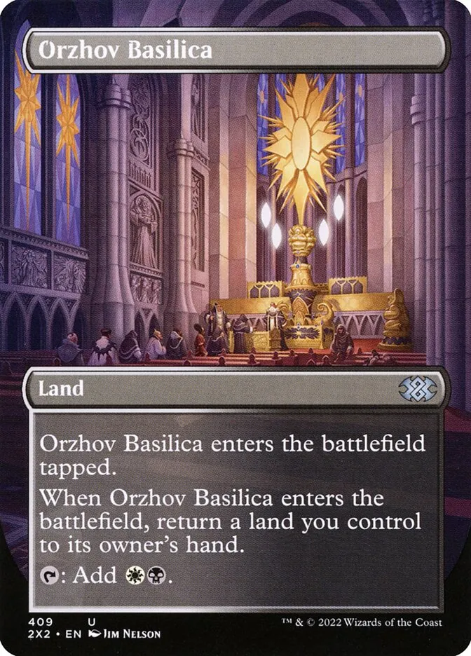 2022 Double Masters 2022 Orzhov Basilica #409 uncommon card image