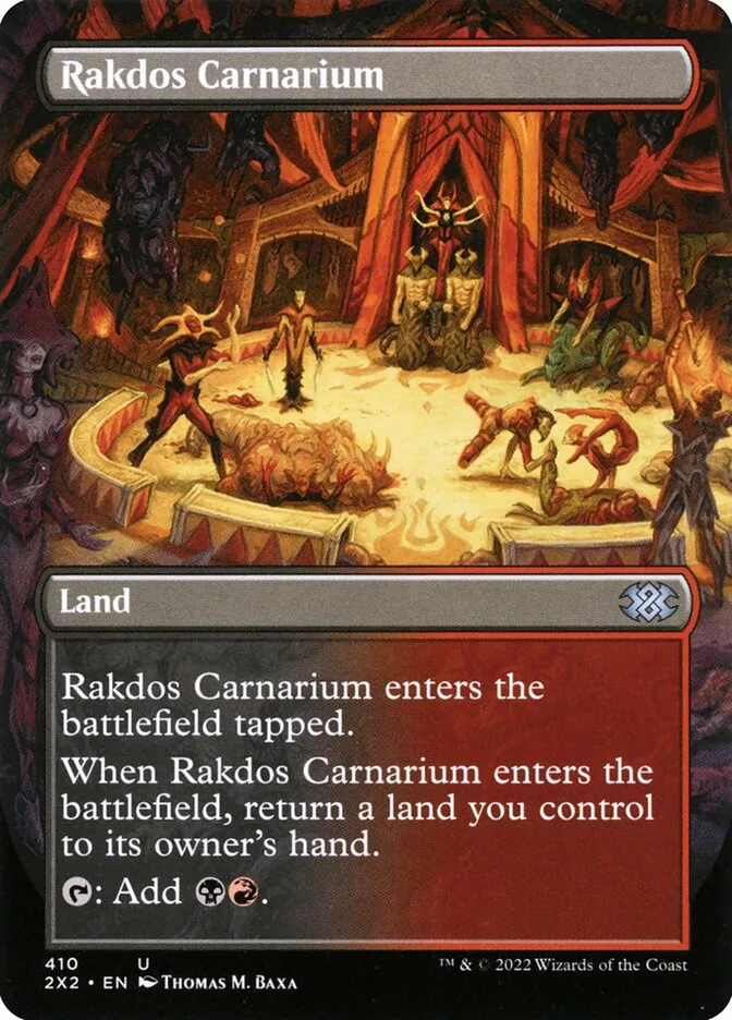 2022 Double Masters 2022 Rakdos Carnarium #410 uncommon card image