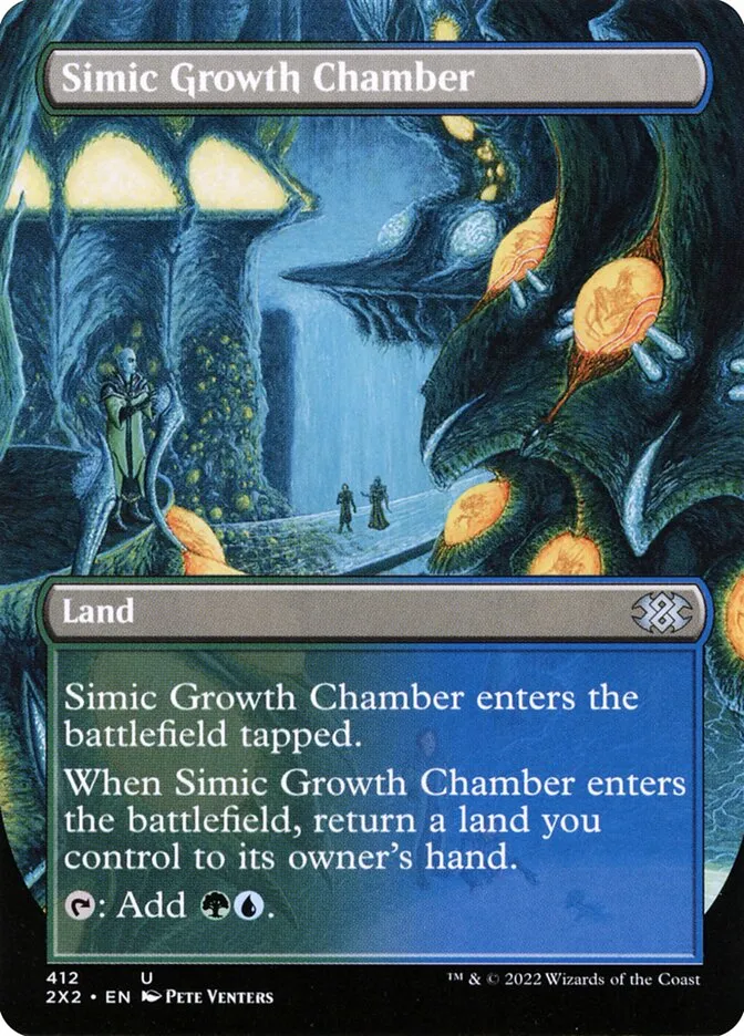 2022 Double Masters 2022 Simic Growth Chamber #412 uncommon card image