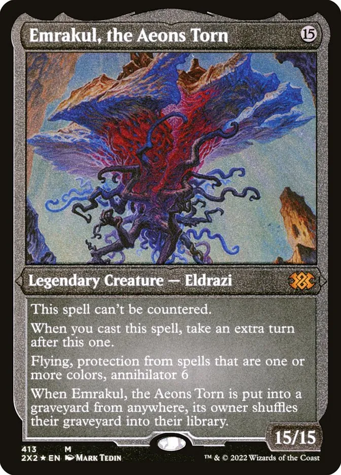2022 Double Masters 2022 Emrakul, the Aeons Torn #413 mythic card image