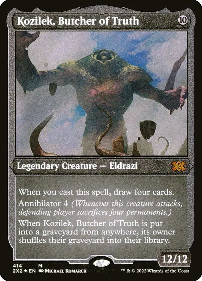 2022 Double Masters 2022 Kozilek, Butcher of Truth #414 mythic card image