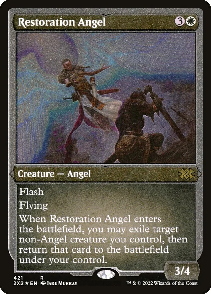 2022 Double Masters 2022 Restoration Angel #421 rare card image