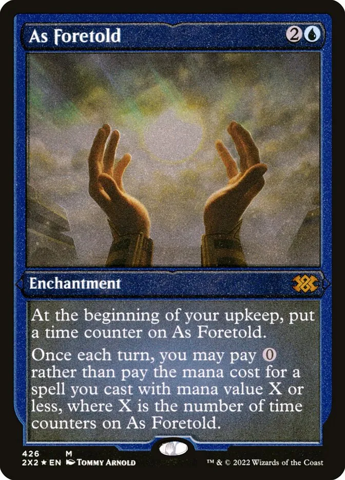 2022 Double Masters 2022 As Foretold mythic #426 mythic card image