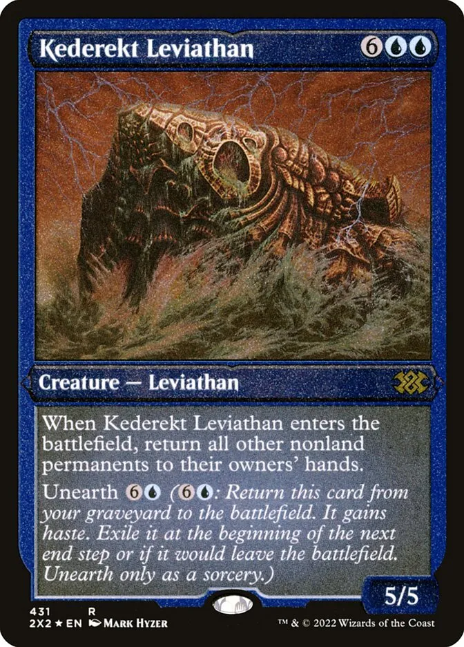 2022 Double Masters 2022 Kederekt Leviathan #431 rare card image