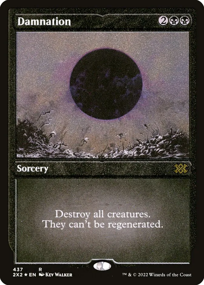 2022 Double Masters 2022 Damnation #437 rare card image
