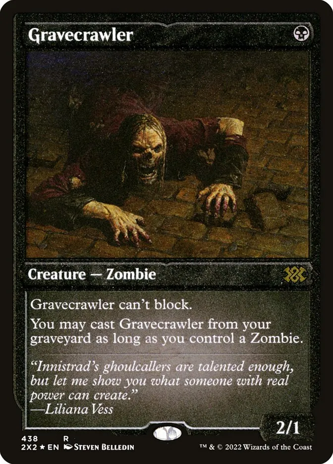 2022 Double Masters 2022 Gravecrawler rare #438 rare card image