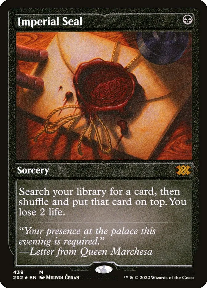 2022 Double Masters 2022 Imperial Seal #439 mythic card image