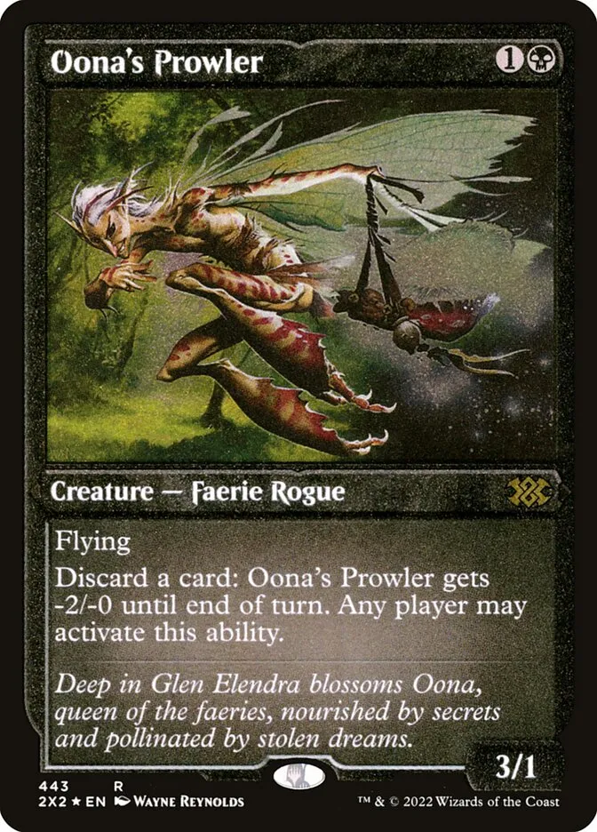 2022 Double Masters 2022 Oona's Prowler #443 rare card image