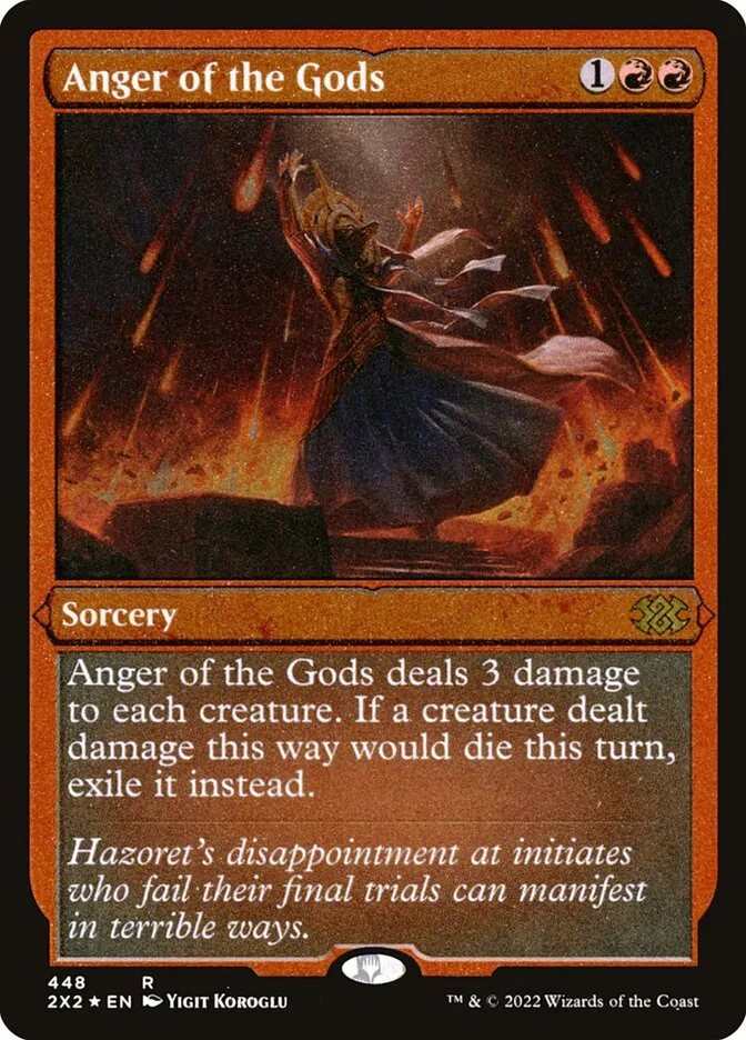 2022 Double Masters 2022 Anger of the Gods #448 rare card image