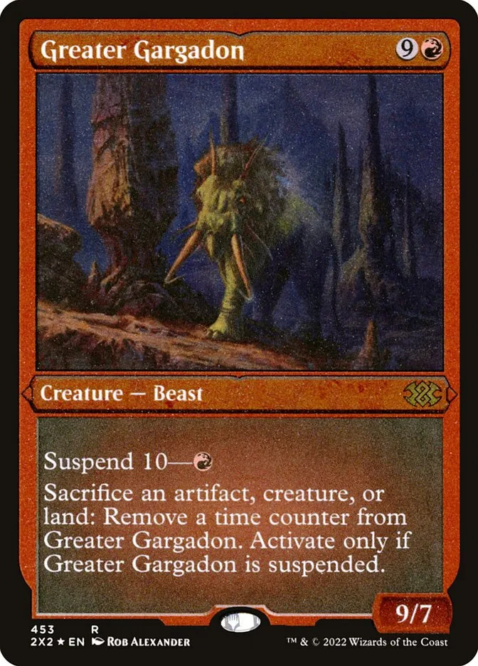 2022 Double Masters 2022 Greater Gargadon #453 rare card image