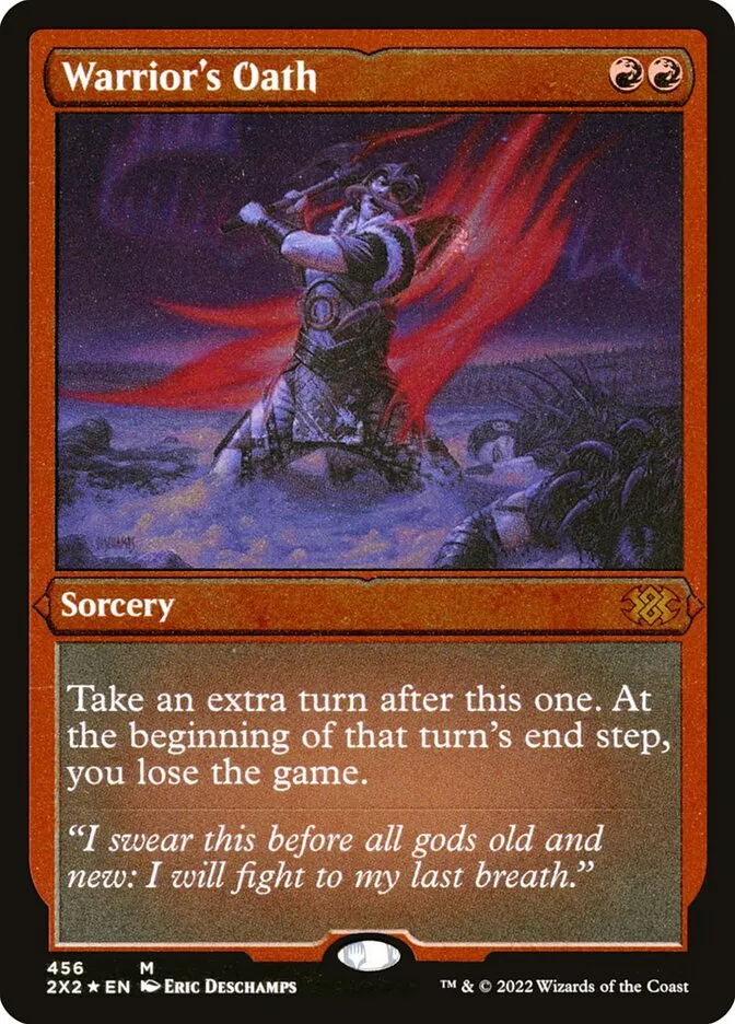 2022 Double Masters 2022 Warrior's Oath mythic #456 mythic card image