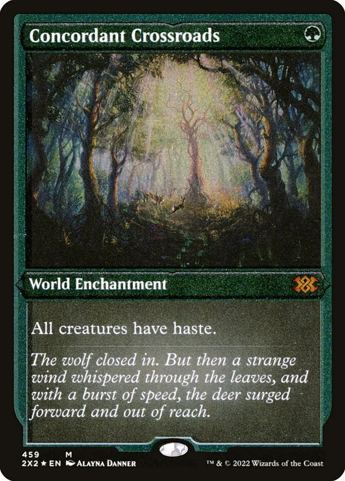 2022 Double Masters 2022 Concordant Crossroads mythic #459 mythic card image