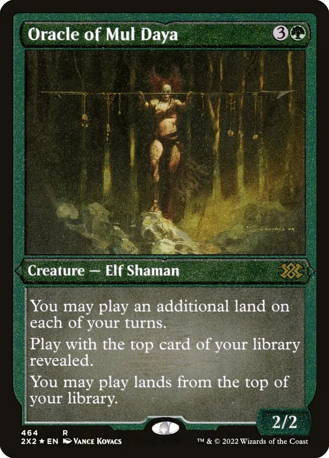 2022 Double Masters 2022 Oracle of Mul Daya #464 rare card image