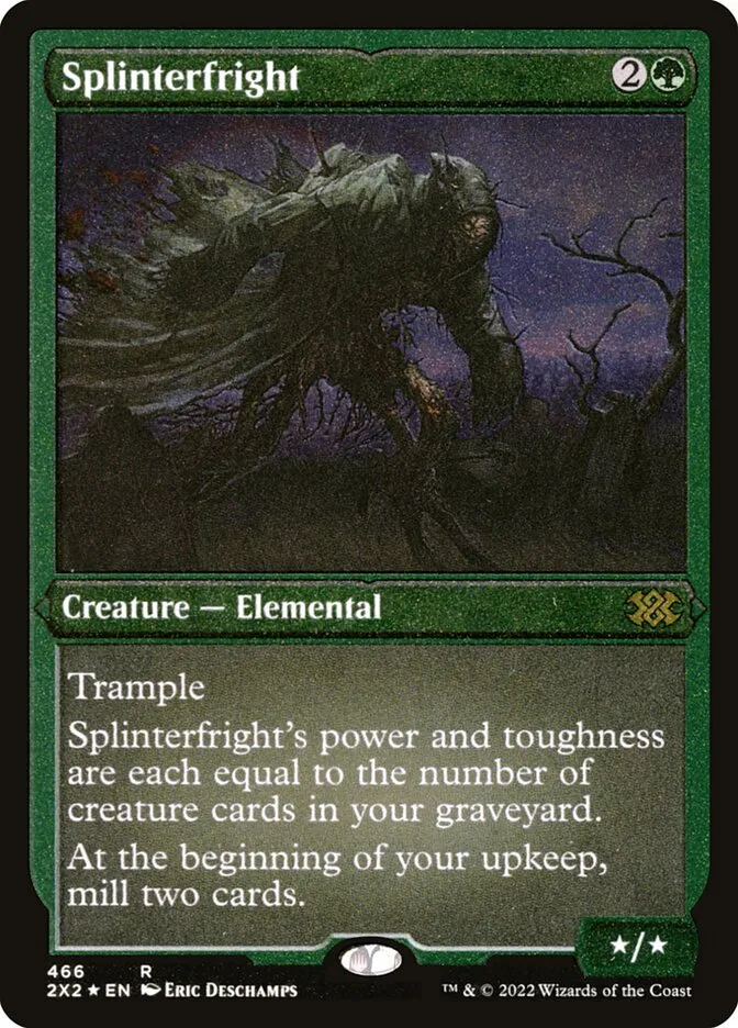 2022 Double Masters 2022 Splinterfright rare #466 rare card image