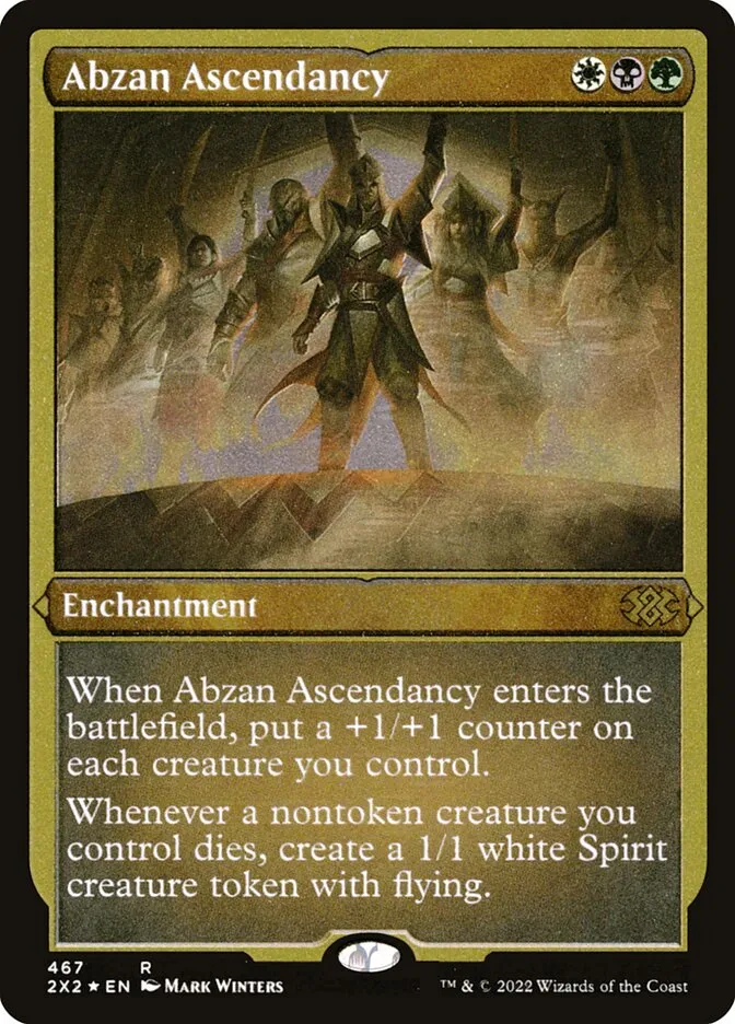 2022 Double Masters 2022 Abzan Ascendancy #467 rare card image