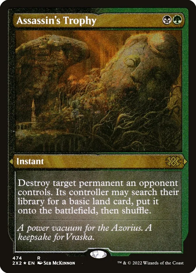 2022 Double Masters 2022 Assassin's Trophy rare #474 rare card image
