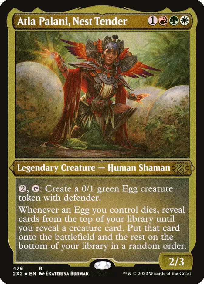 2022 Double Masters 2022 Atla Palani, Nest Tender #476 rare card image
