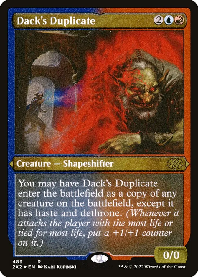 2022 Double Masters 2022 Dack's Duplicate rare #483 rare card image