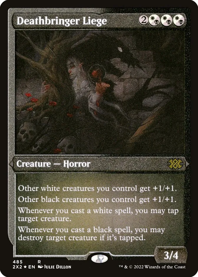 2022 Double Masters 2022 Deathbringer Liege rare #485 rare card image