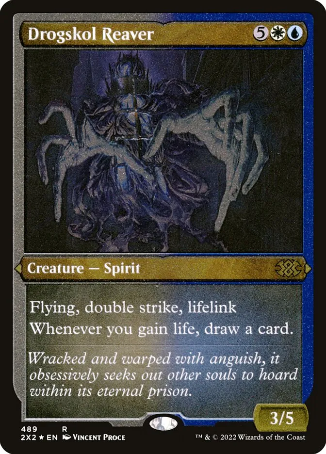 2022 Double Masters 2022 Drogskol Reaver #489 rare card image