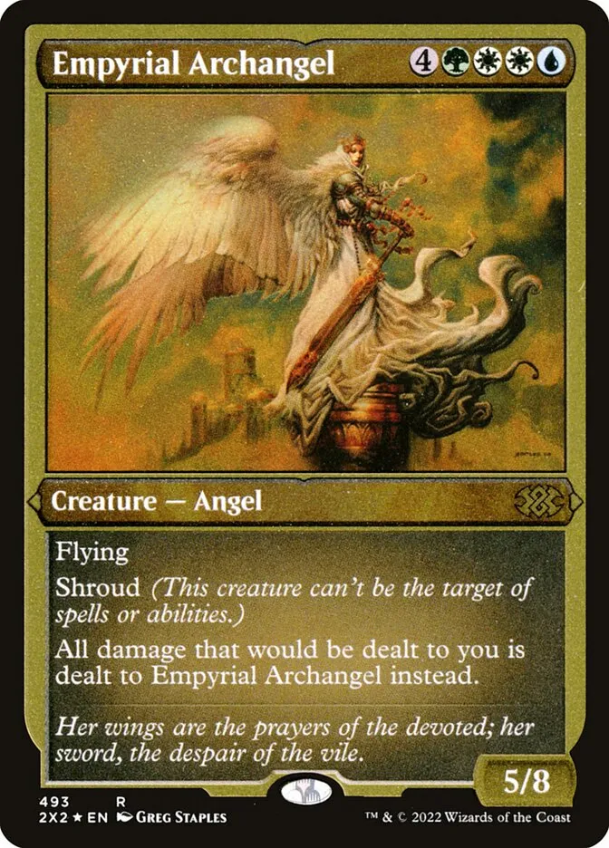 2022 Double Masters 2022 Empyrial Archangel rare #493 rare card image