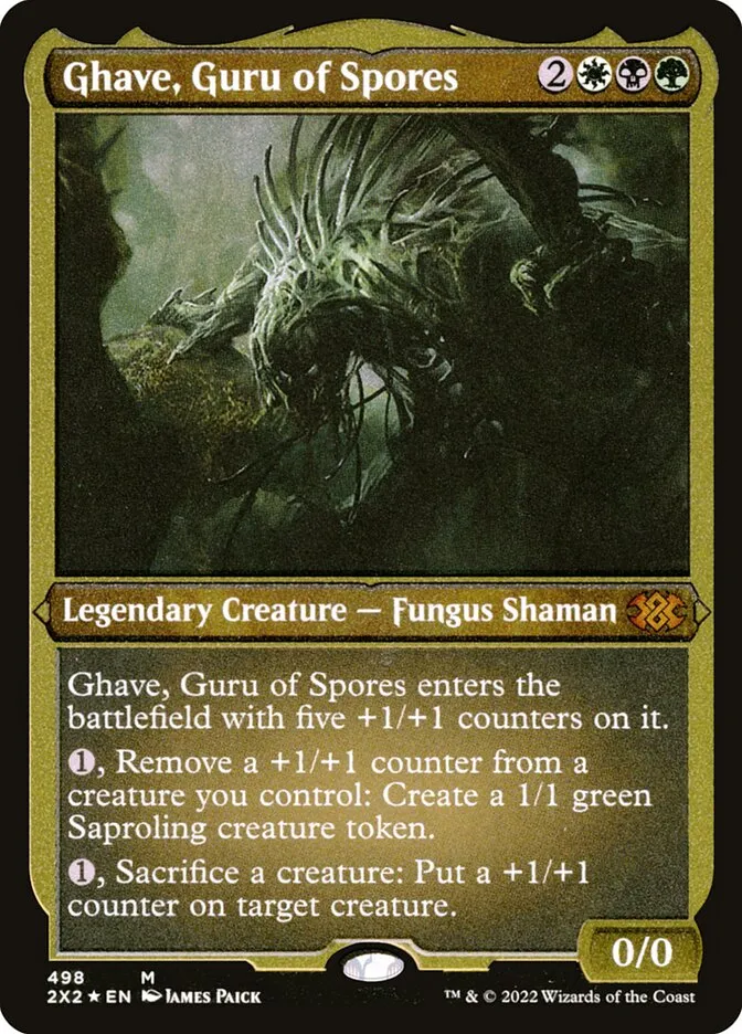 2022 Double Masters 2022 Ghave, Guru of Spores #498 mythic card image