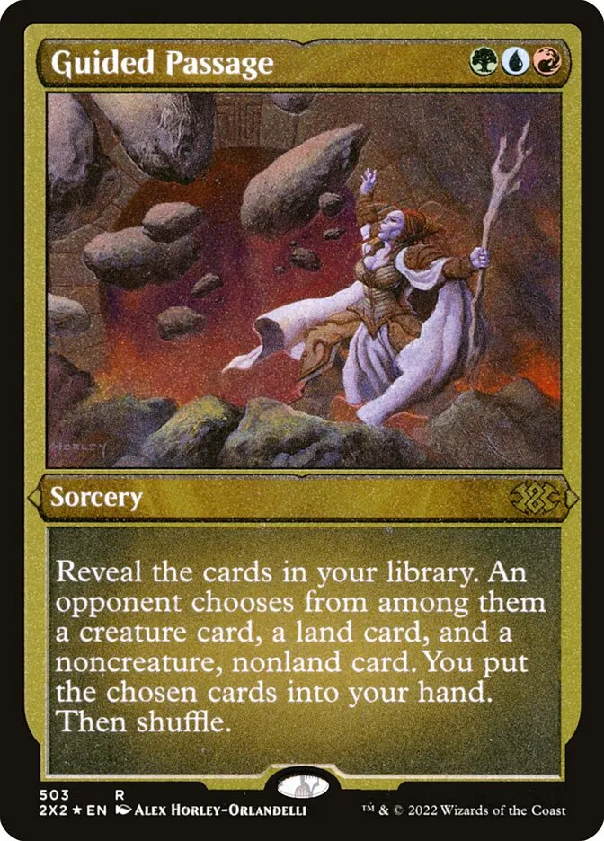 2022 Double Masters 2022 Guided Passage #503 rare card image