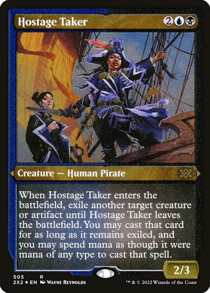 2022 Double Masters 2022 Hostage Taker #505 rare card image