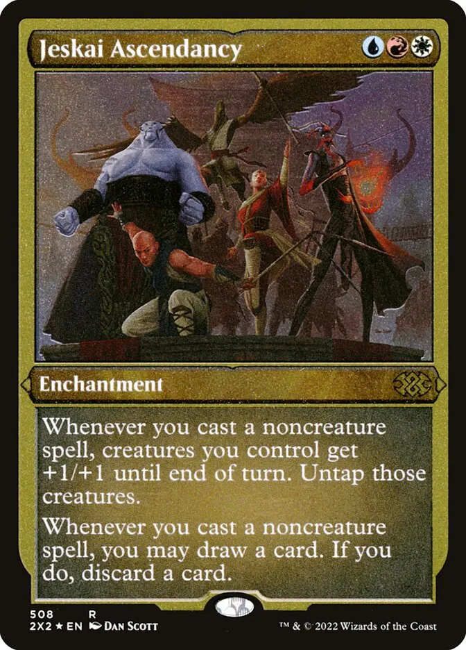 2022 Double Masters 2022 Jeskai Ascendancy #508 rare card image