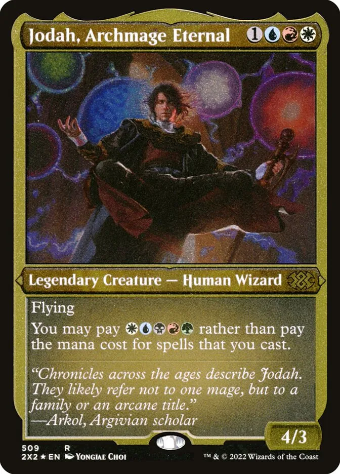 2022 Double Masters 2022 Jodah, Archmage Eternal rare #509 rare card image