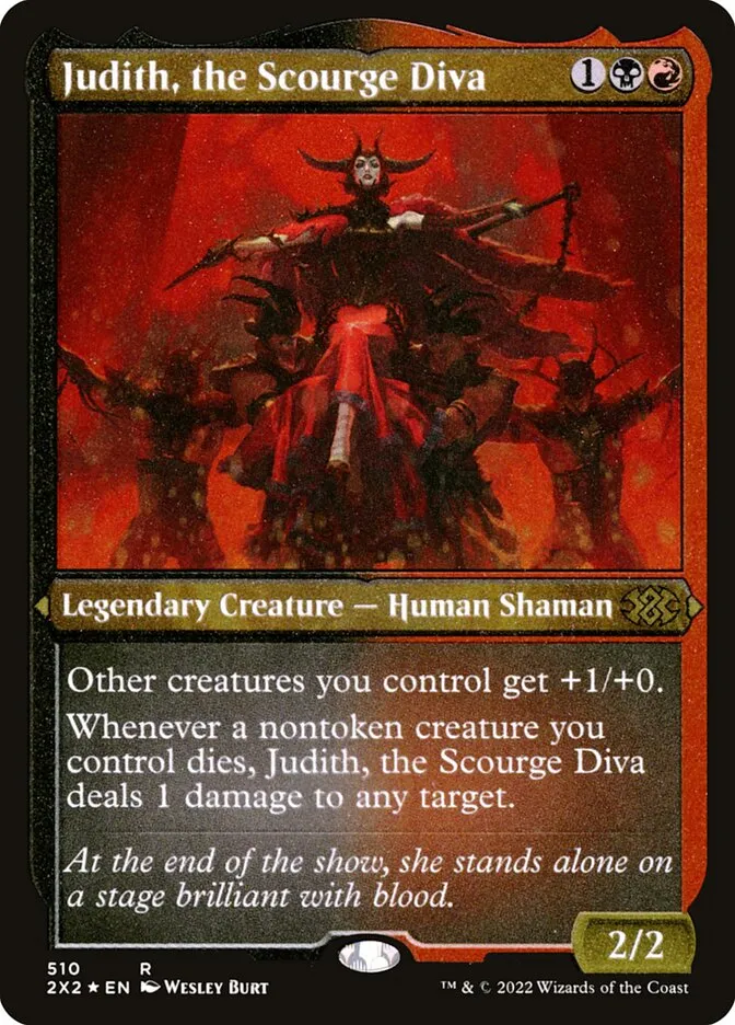 2022 Double Masters 2022 Judith, the Scourge Diva #510 rare card image