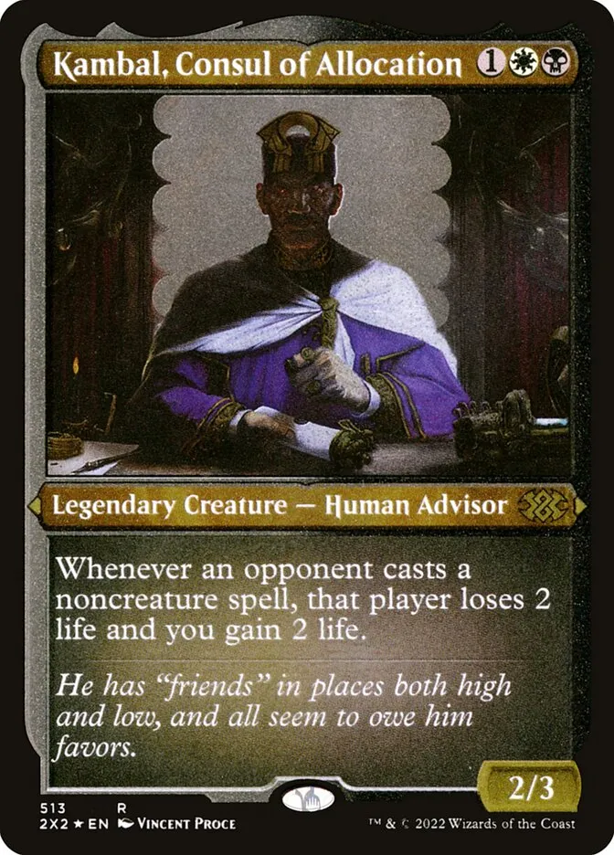 2022 Double Masters 2022 Kambal, Consul of Allocation #513 rare card image