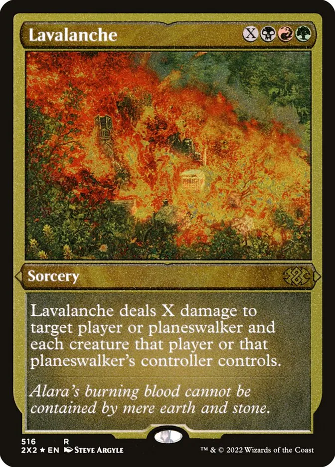 2022 Double Masters 2022 Lavalanche #516 rare card image