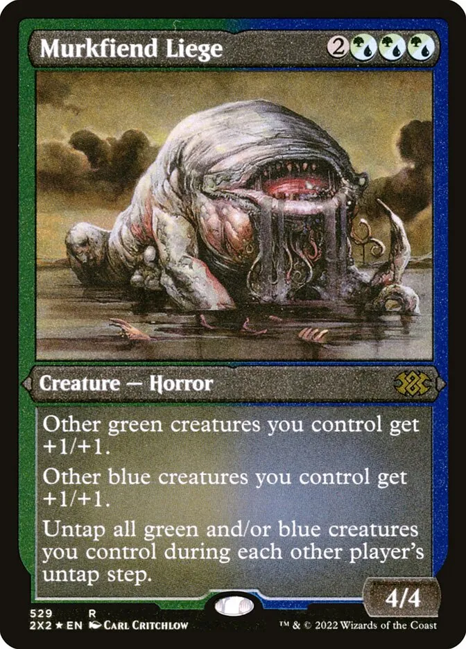 2022 Double Masters 2022 Murkfiend Liege #529 rare card image