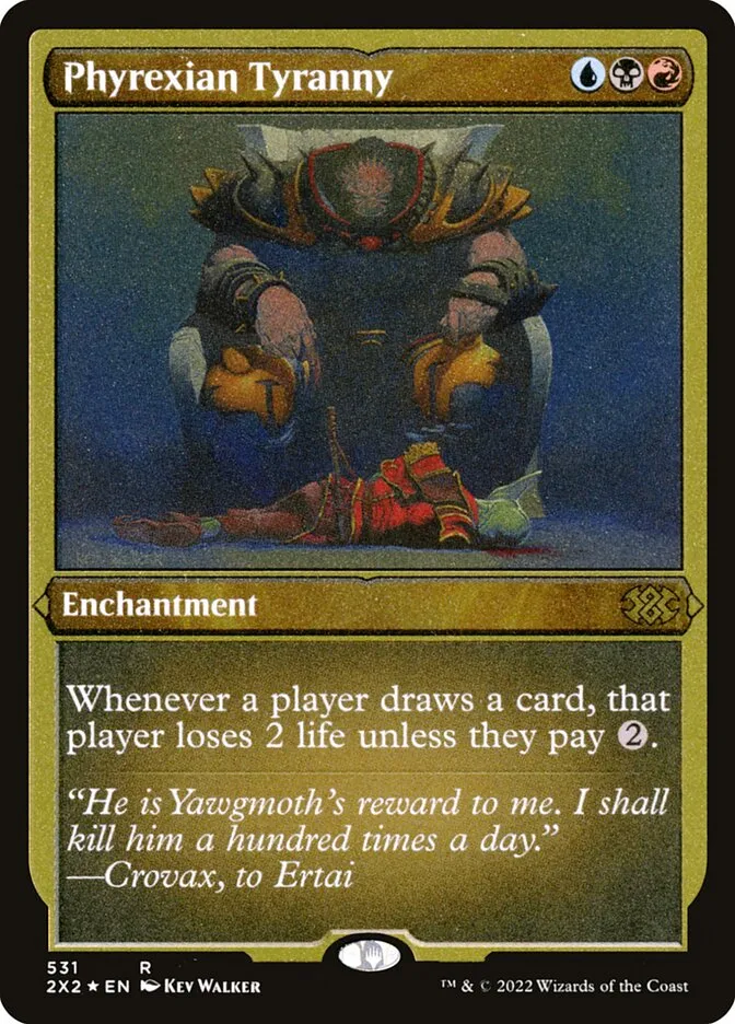 2022 Double Masters 2022 Phyrexian Tyranny #531 rare card image
