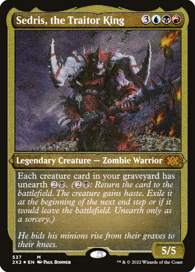 2022 Double Masters 2022 Sedris, the Traitor King #537 mythic card image
