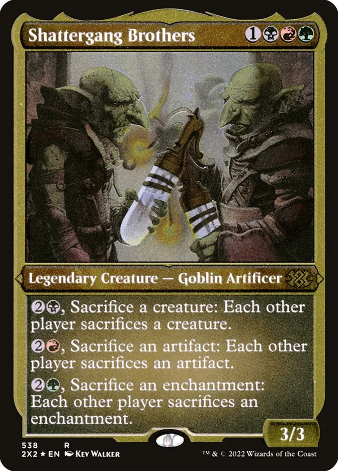 2022 Double Masters 2022 Shattergang Brothers #538 rare card image