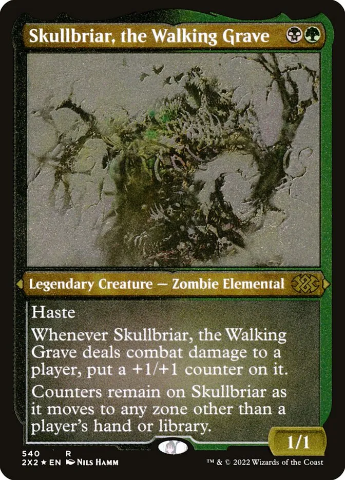 2022 Double Masters 2022 Skullbriar, the Walking Grave rare #540 rare card image