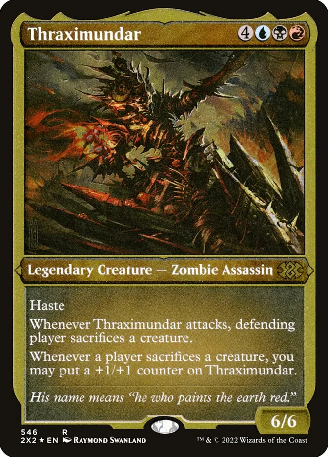 2022 Double Masters 2022 Thraximundar #546 rare card image