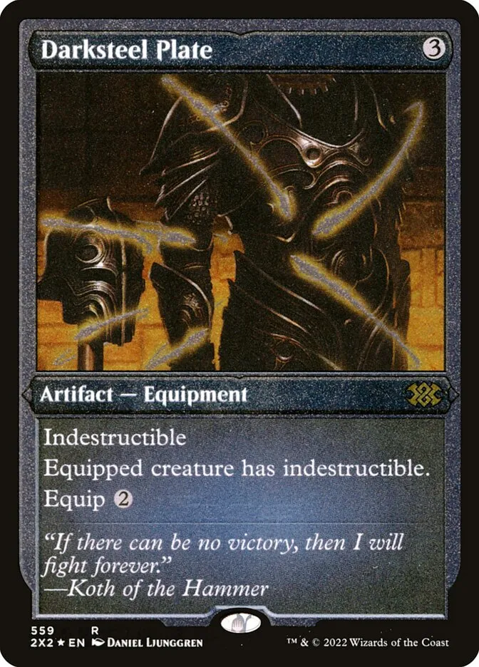 2022 Double Masters 2022 Darksteel Plate #559 rare card image