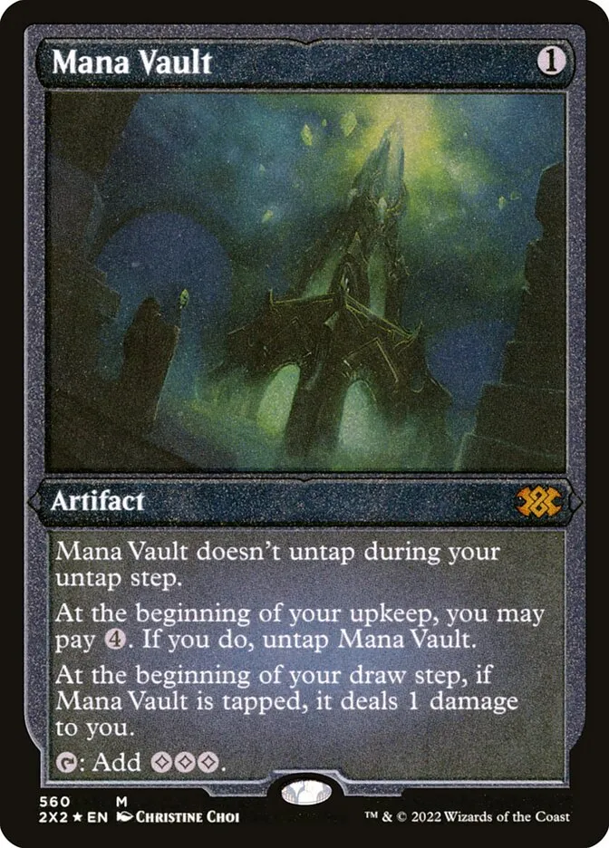 2022 Double Masters 2022 Mana Vault #560 mythic card image