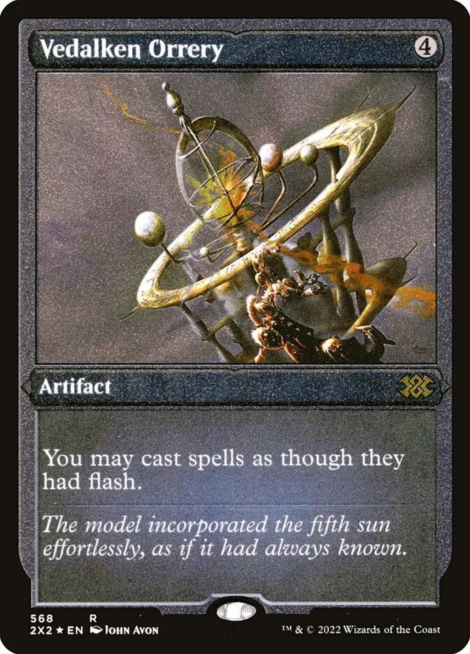 2022 Double Masters 2022 Vedalken Orrery #568 rare card image