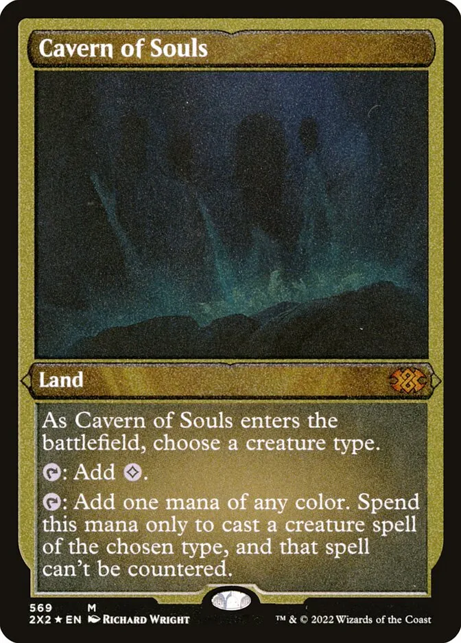 2022 Double Masters 2022 Cavern of Souls #569 mythic card image