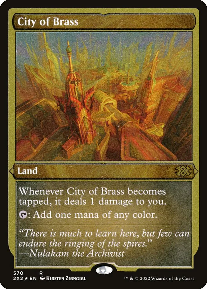2022 Double Masters 2022 City of Brass #570 rare card image