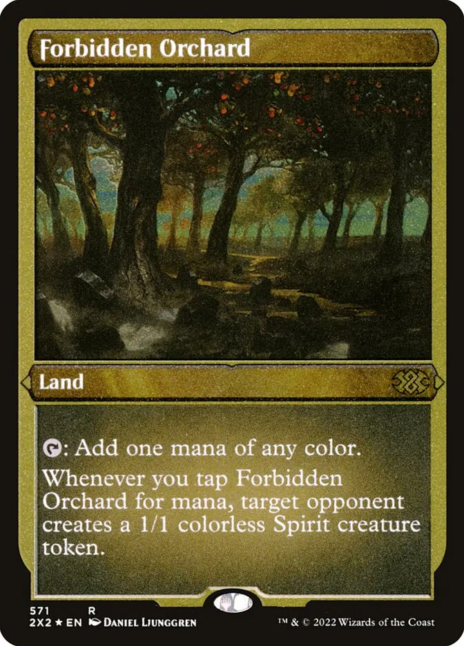 2022 Double Masters 2022 Forbidden Orchard #571 rare card image