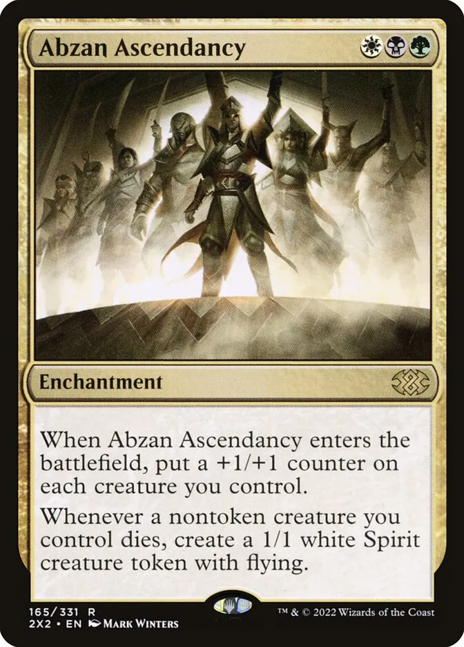 2022 Double Masters 2022 Abzan Ascendancy #165 rare card image