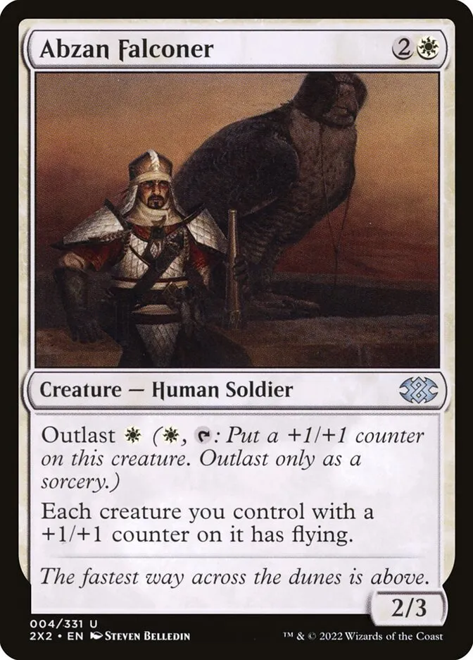 2022 Double Masters 2022 Abzan Falconer uncommon #4 uncommon card image