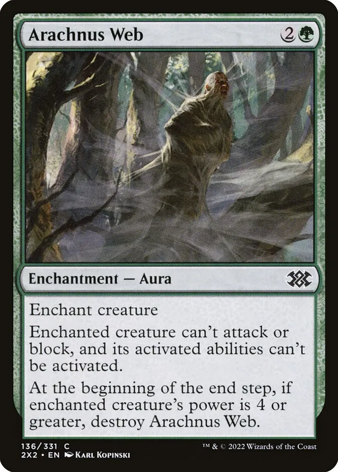 2022 Double Masters 2022 Arachnus Web common #136 common card image