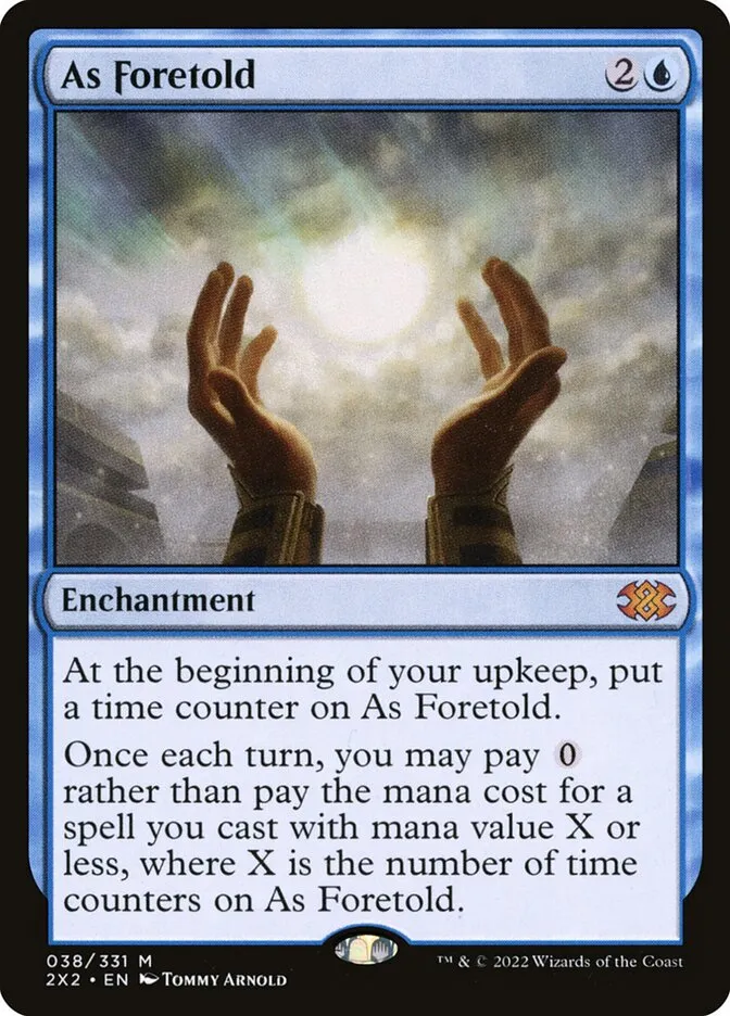2022 Double Masters 2022 As Foretold mythic #38 mythic card image